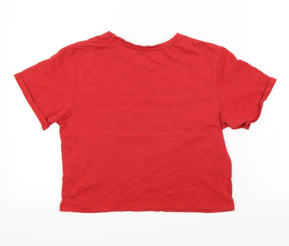 Candy Girls Red   Basic T-Shirt Size 14 Years