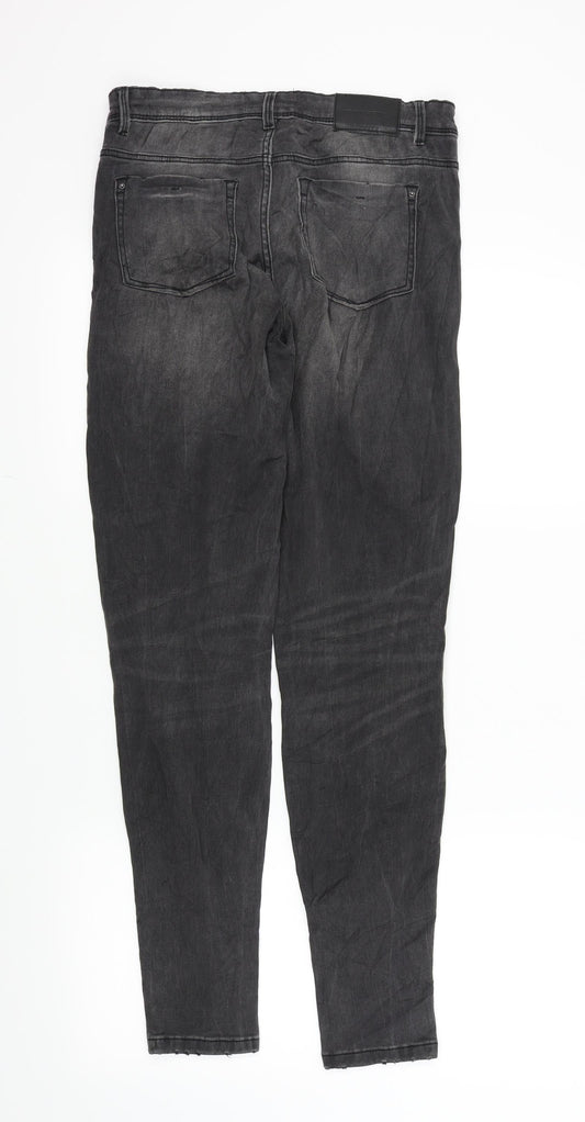 Womens UK Size 36 in MOHITO Regular Fit Skinny Black Jeans