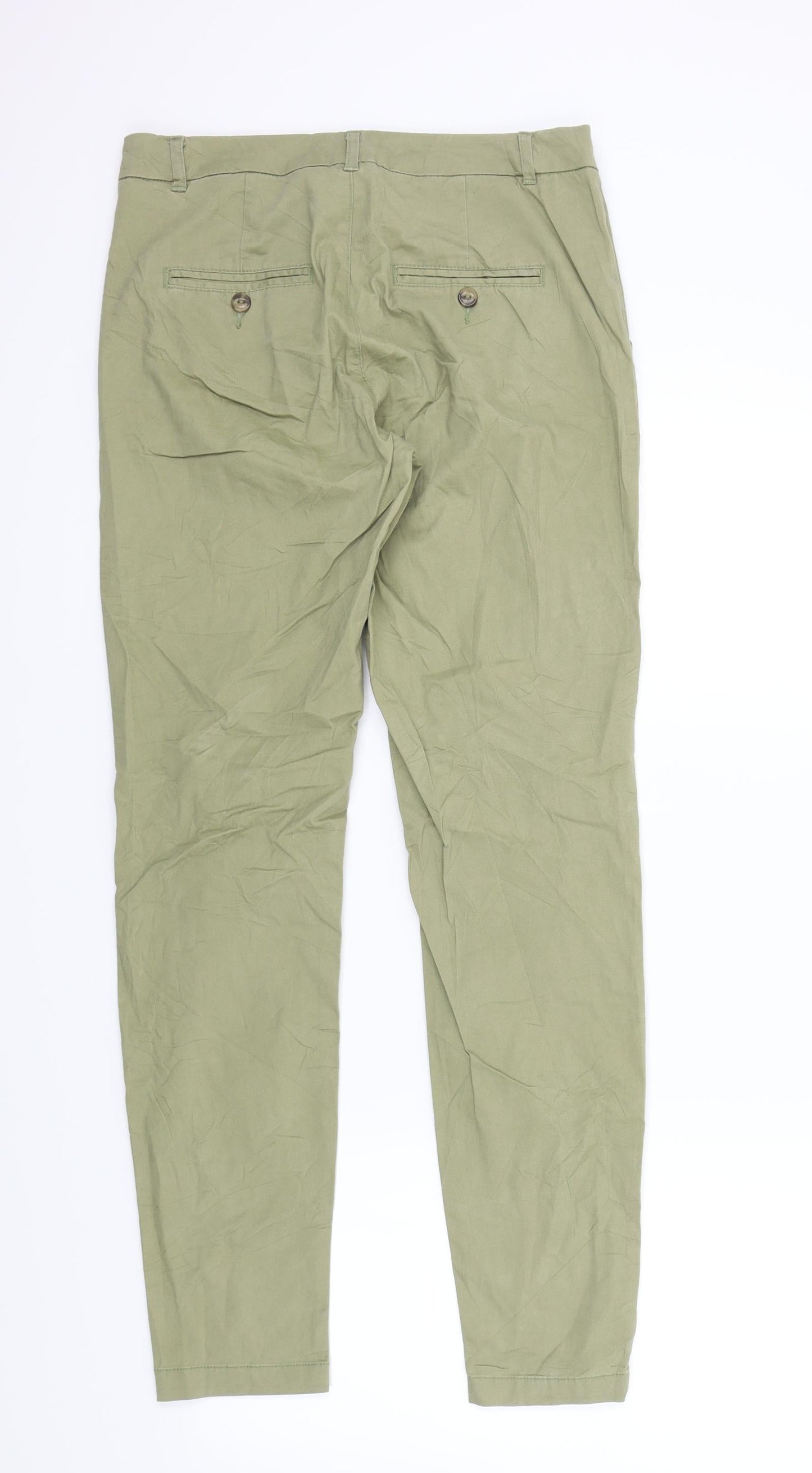 Womens UK Size 36 H&M Regular Fit  Beige Trousers