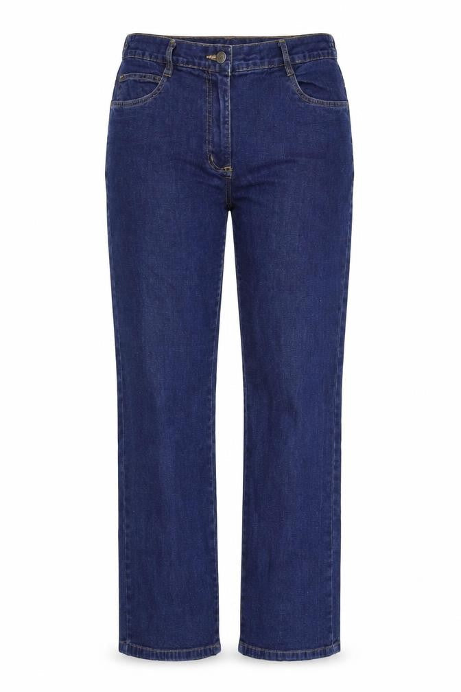 Womens UK Size L BEING CASUAL Regular Fit Straight Blue Jeans
