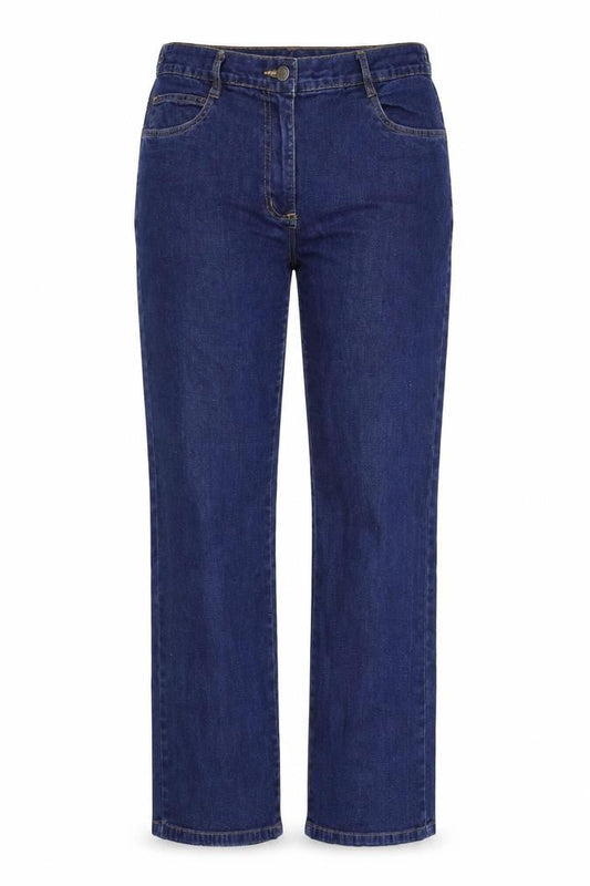Womens UK Size L BEING CASUAL Regular Fit Straight Blue Jeans