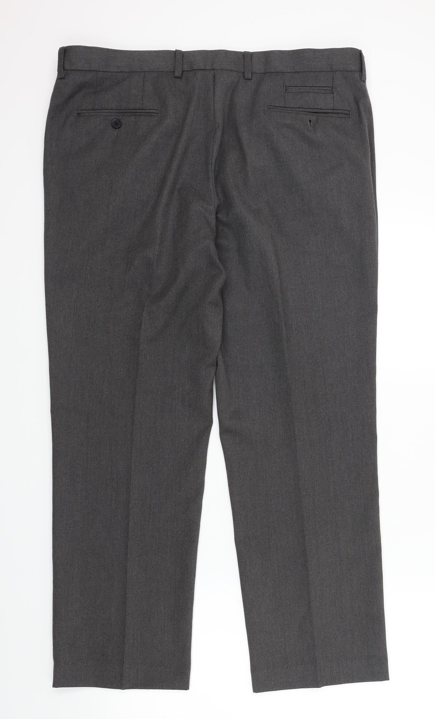 Mens UK Size 38 in BURTONS Regular Fit  Grey Trousers
