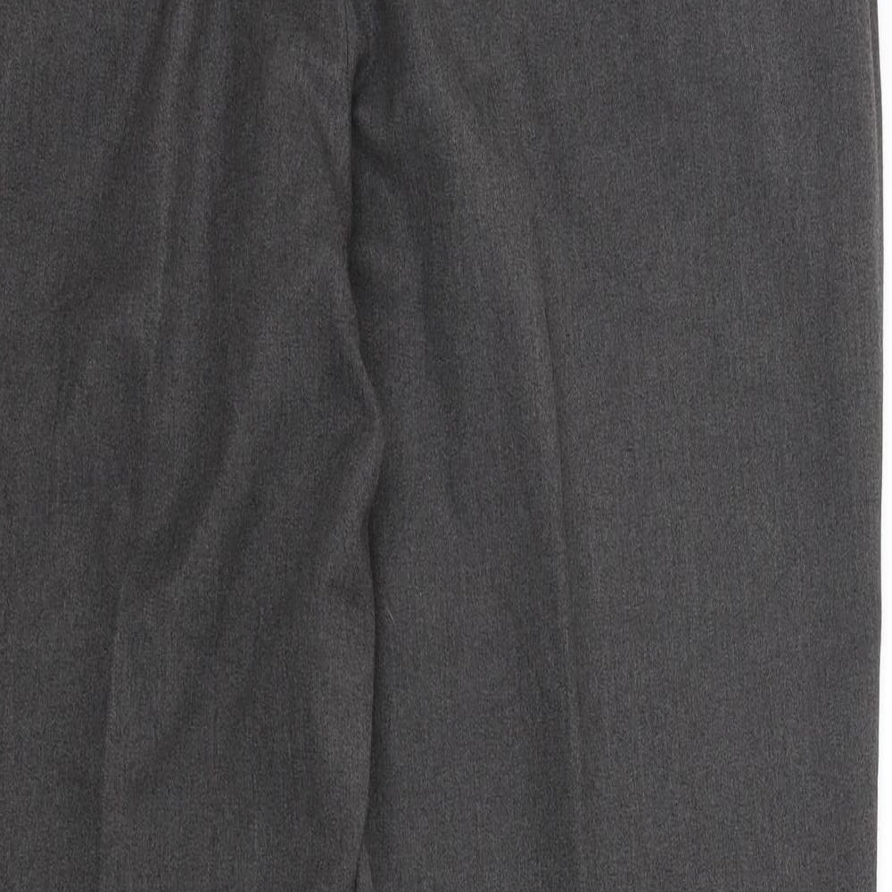 Mens UK Size 38 in BURTONS Regular Fit  Grey Trousers