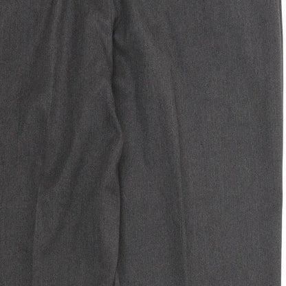 Mens UK Size 38 in BURTONS Regular Fit  Grey Trousers