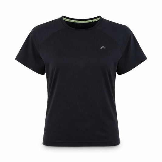 Womens UK Size S F&F Black Basic T-Shirt