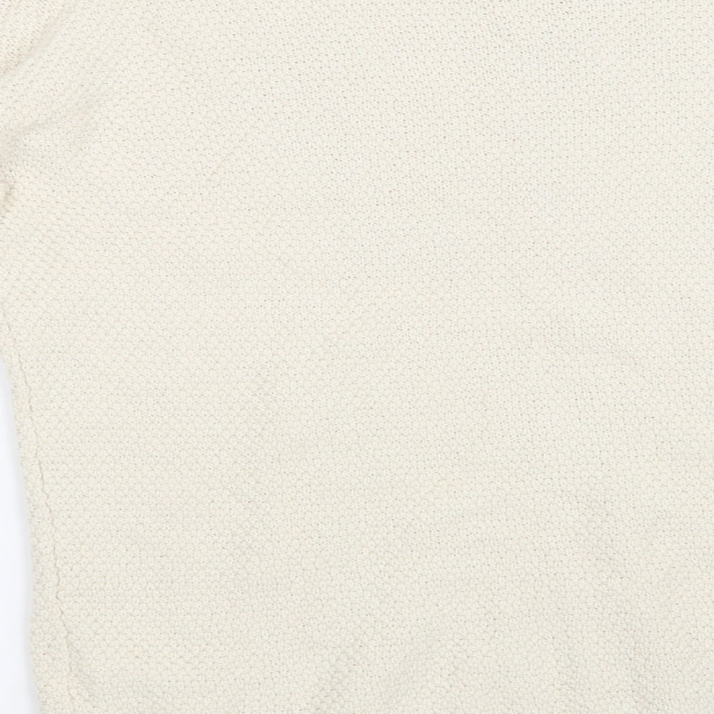 Matalan Girls Beige  Knit Pullover Jumper Size 12 Years