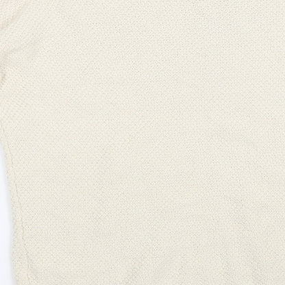 Matalan Girls Beige  Knit Pullover Jumper Size 12 Years