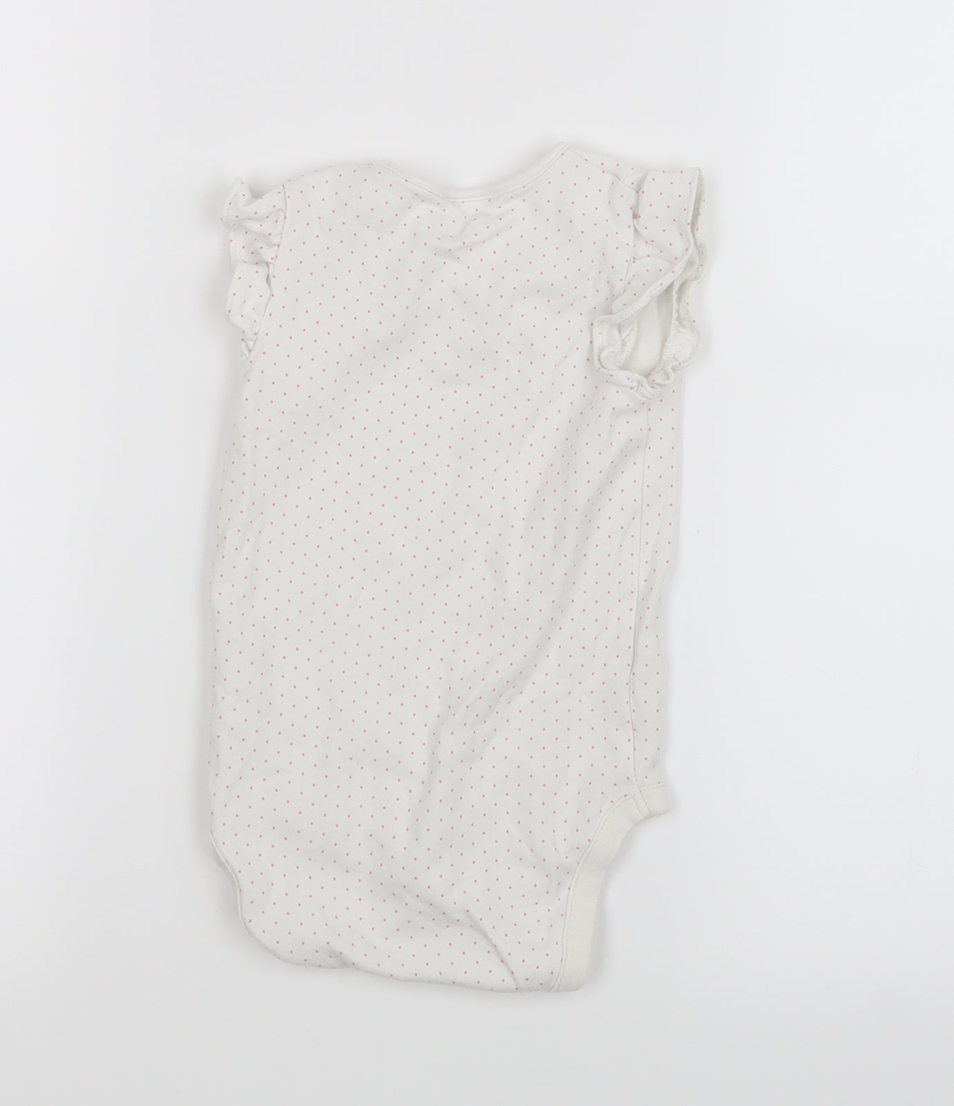 NEXT Girls White Polka Dot  Babygrow One-Piece Size 18-24 Months