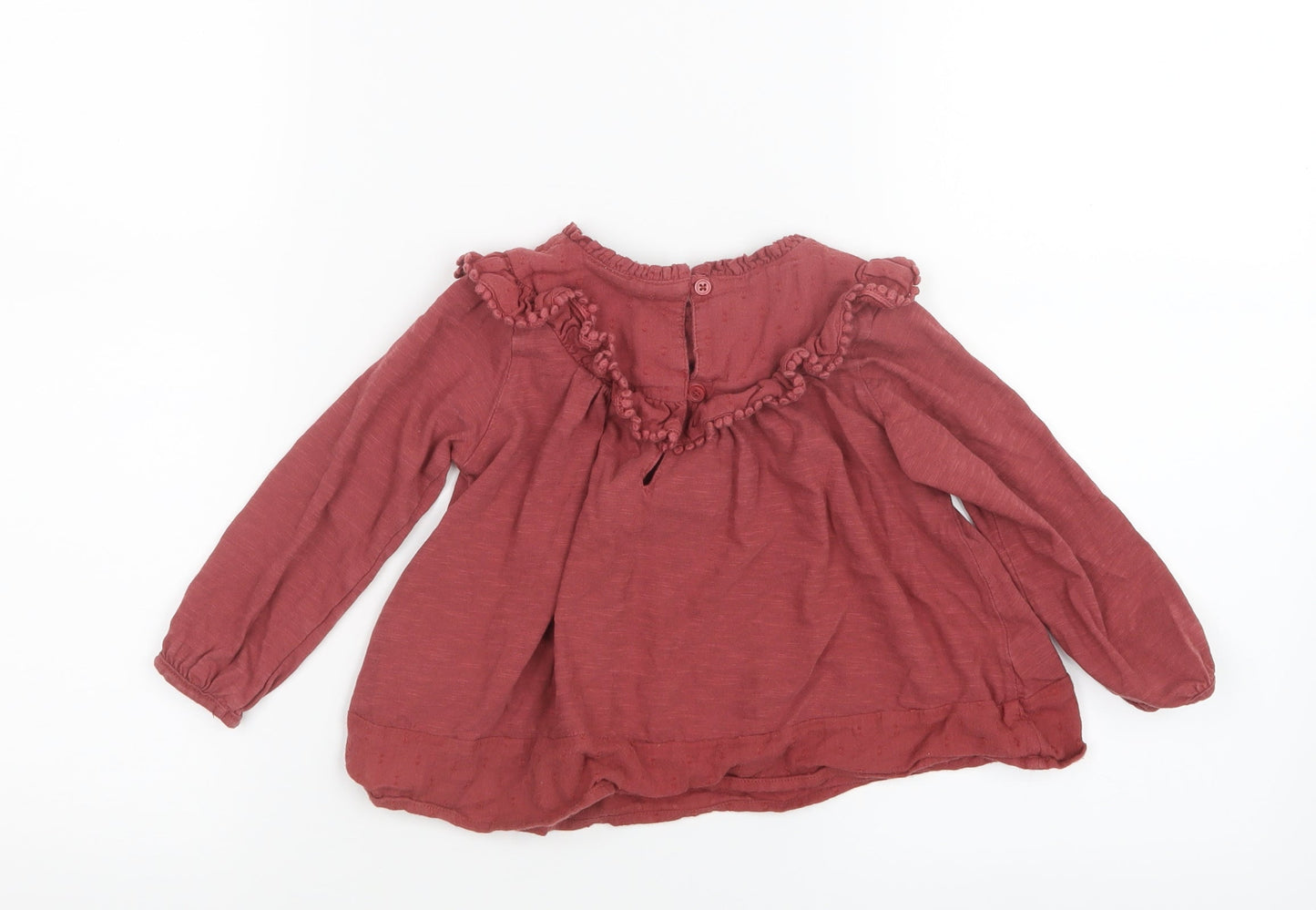 NEXT Girls Red   Shirt Dress  Size 18-24 Months