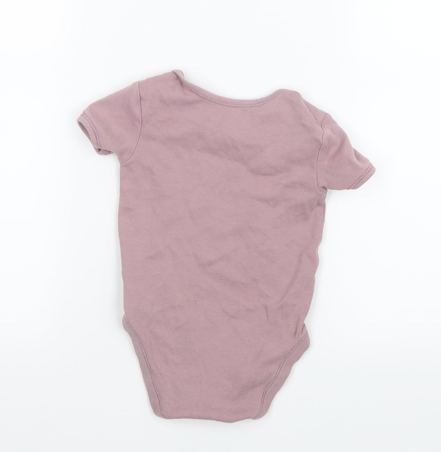George Girls Purple   Basic T-Shirt Size 2-3 Years  - Babygrow
