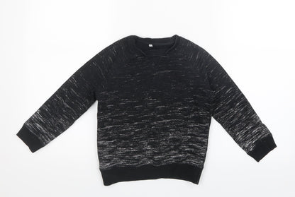 Marks & Spencer Boys Black   Pullover Jumper Size 5-6 Years