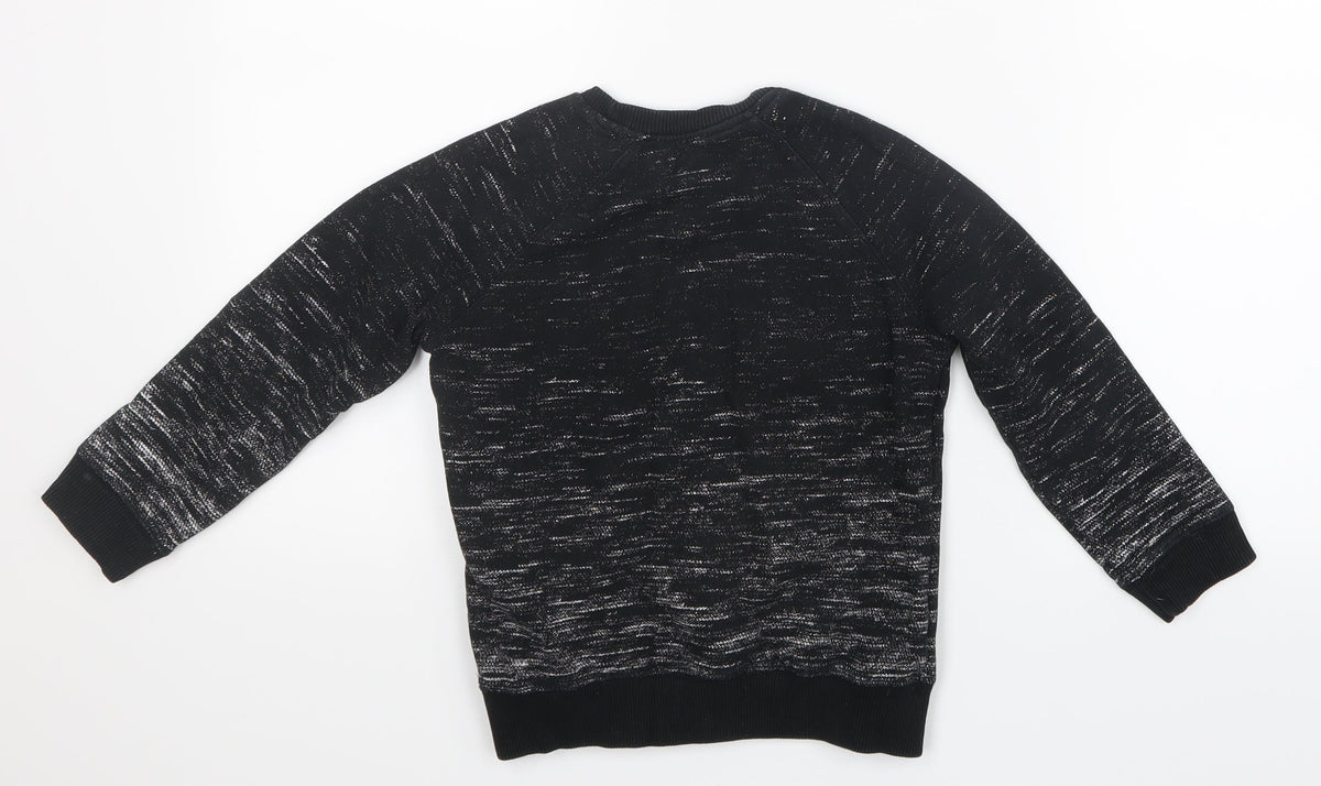 Marks & Spencer Boys Black   Pullover Jumper Size 5-6 Years