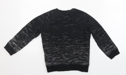 Marks & Spencer Boys Black   Pullover Jumper Size 5-6 Years