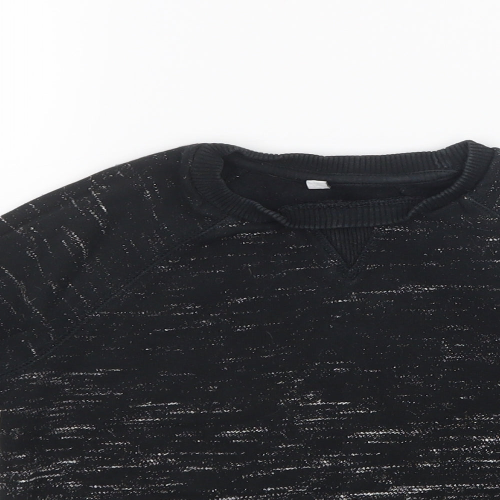 Marks & Spencer Boys Black   Pullover Jumper Size 5-6 Years