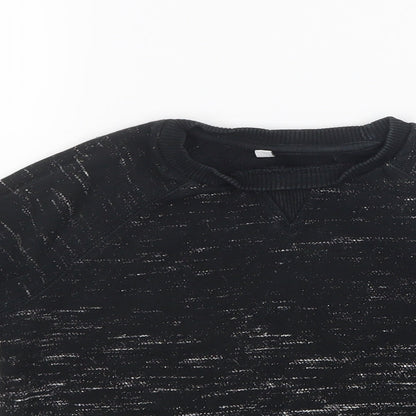 Marks & Spencer Boys Black   Pullover Jumper Size 5-6 Years