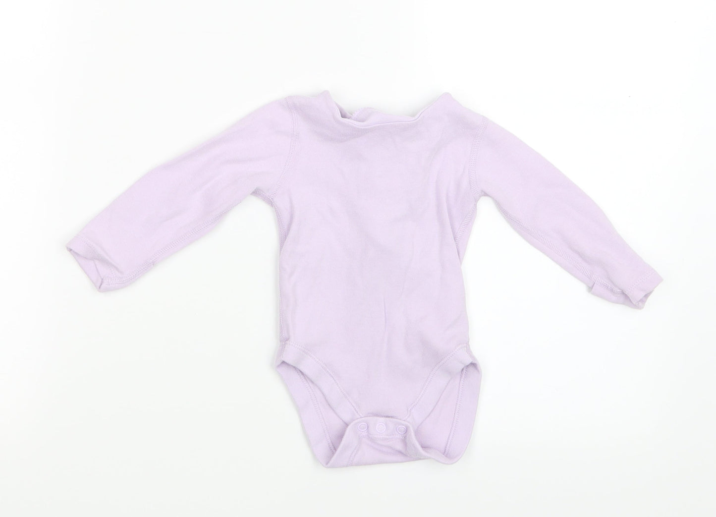 Marks and Spencer Girls Purple   Babygrow One-Piece Size 3-6 Months