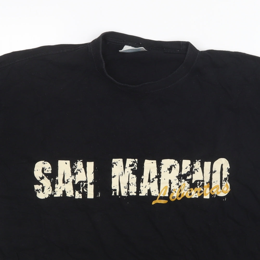 JHK Mens Black    T-Shirt Size M