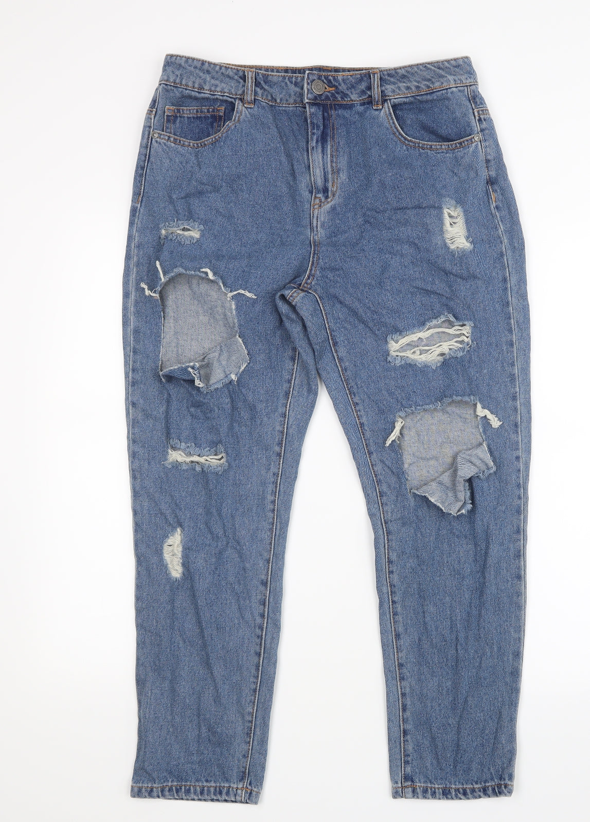 Noisy may Womens Blue  Denim Straight Jeans Size 31 in L25 in