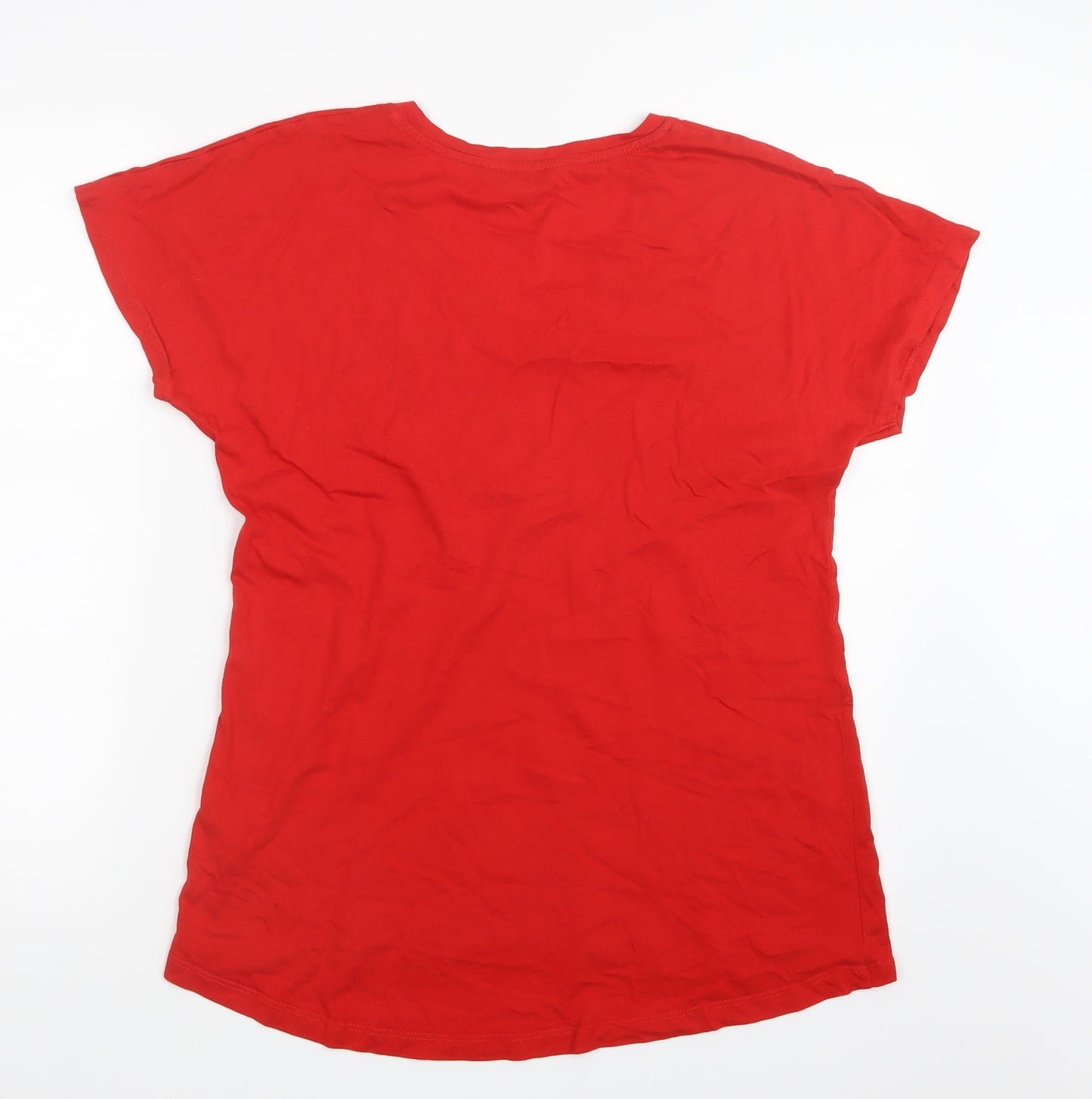 F&F Womens Red   Basic T-Shirt Size 16