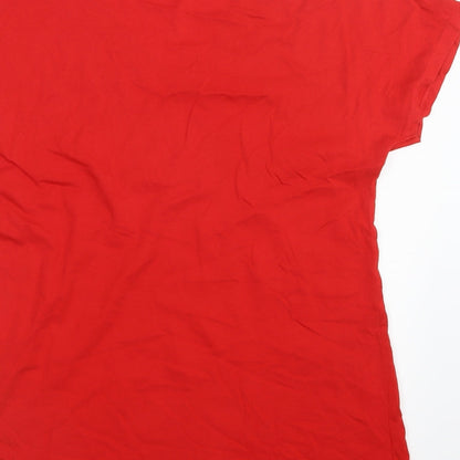 F&F Womens Red   Basic T-Shirt Size 16