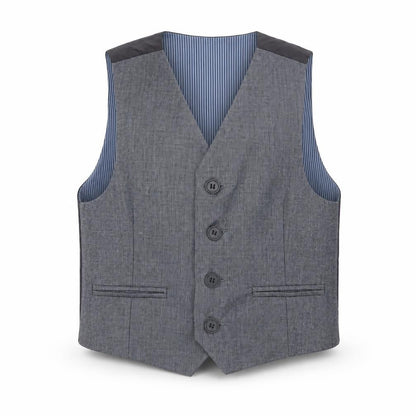 John Lewis Boys Grey   Jacket  Size 4 Years  - Waistcoat