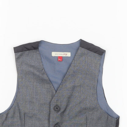 John Lewis Boys Grey   Jacket  Size 4 Years  - Waistcoat