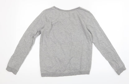 H&M Girls Grey   Pullover Jumper Size 13-14 Years