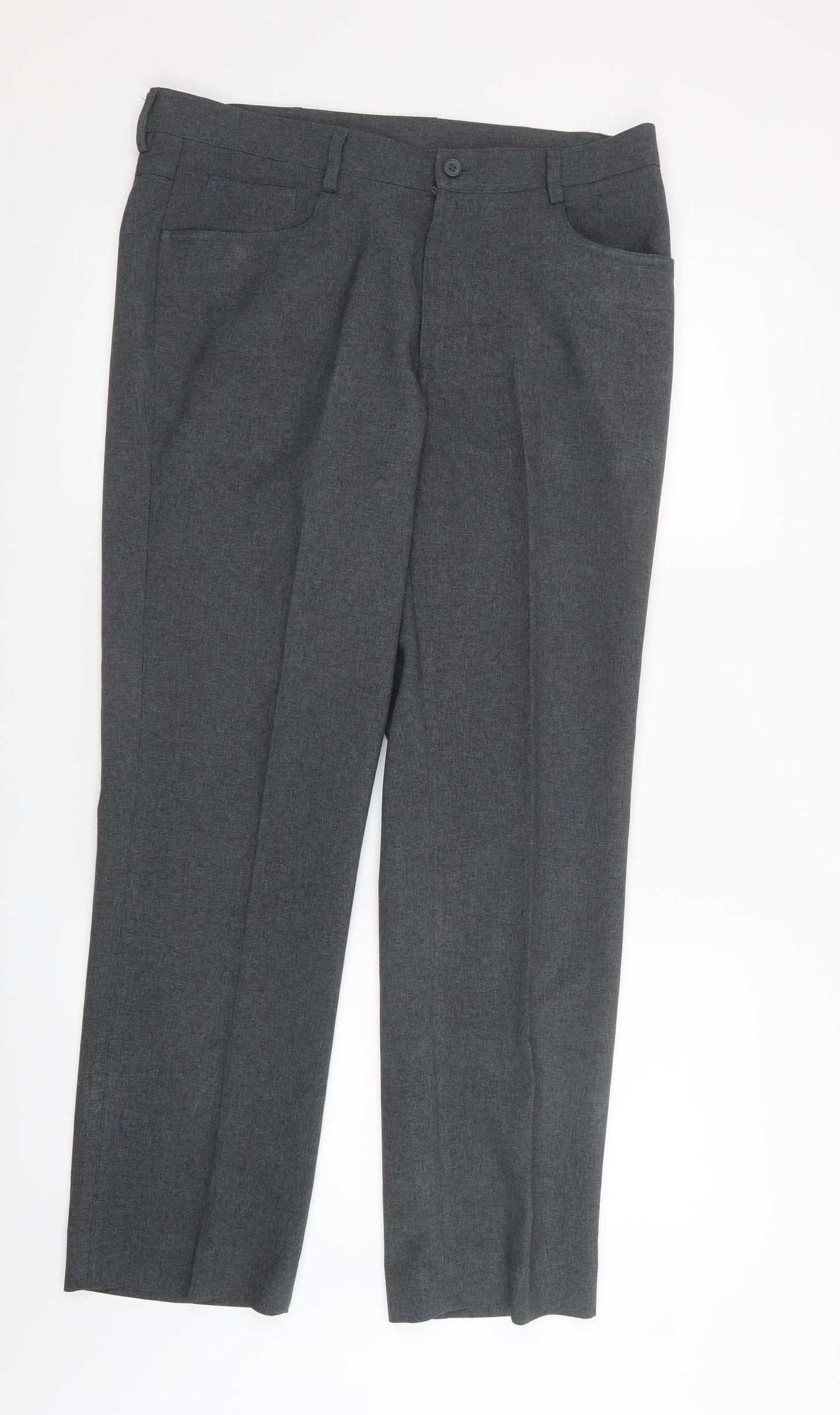 Matalan Mens Grey   Trousers  Size 33 in L29 in