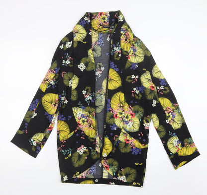 Atmosphere Womens Yellow Geometric  Jacket  Size 6