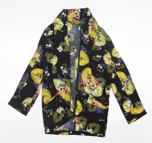 Atmosphere Womens Yellow Geometric  Jacket  Size 6