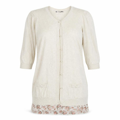 George Womens Ivory  Knit Cardigan Jumper Size 12