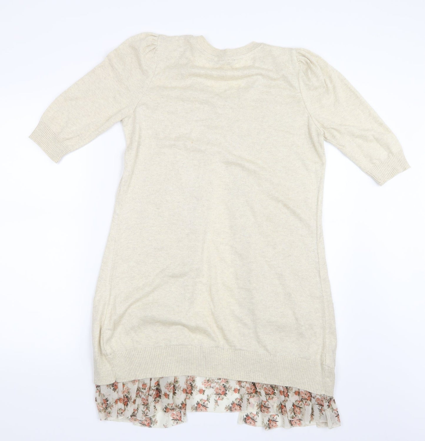 George Womens Ivory  Knit Cardigan Jumper Size 12