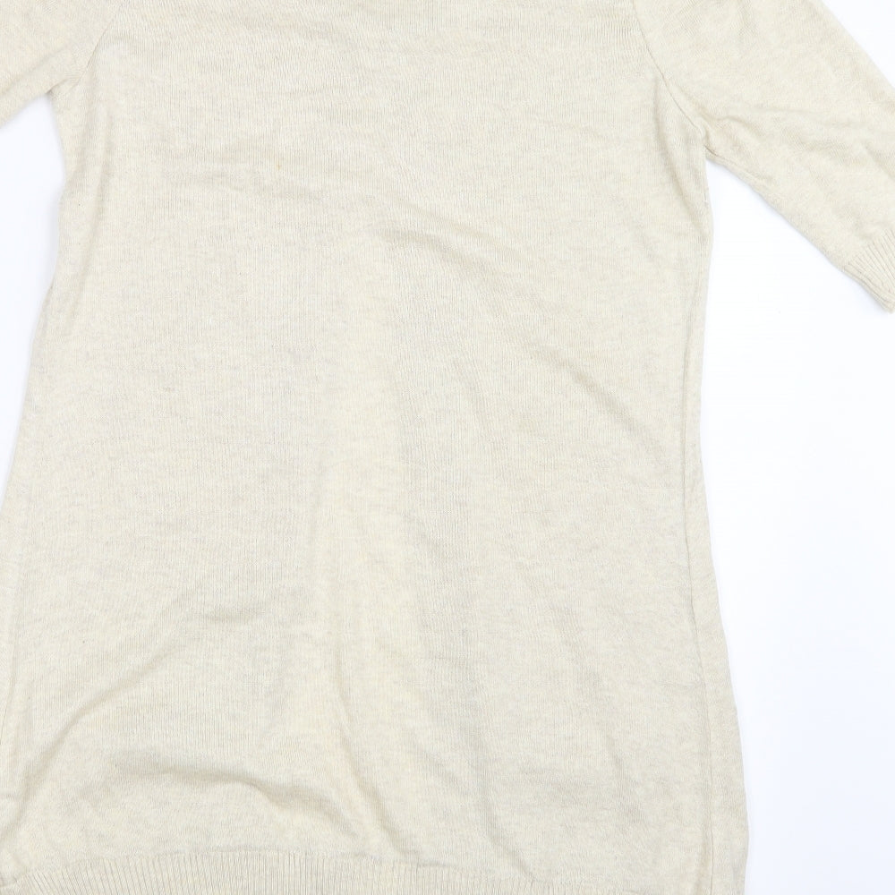 George Womens Ivory  Knit Cardigan Jumper Size 12