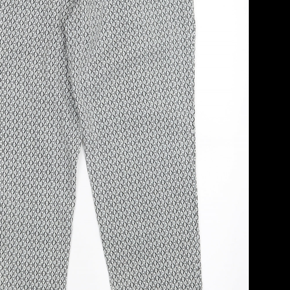 Womens UK Size 8 H&M Regular Fit  Black Trousers