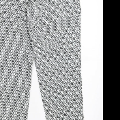 Womens UK Size 8 H&M Regular Fit  Black Trousers