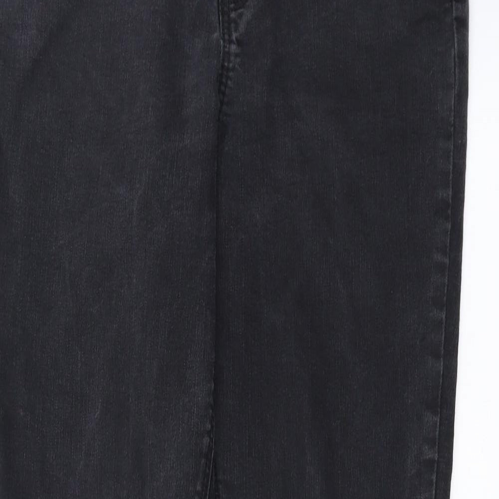 George Womens Black  Denim Skinny Jeans Size 10 L28 in