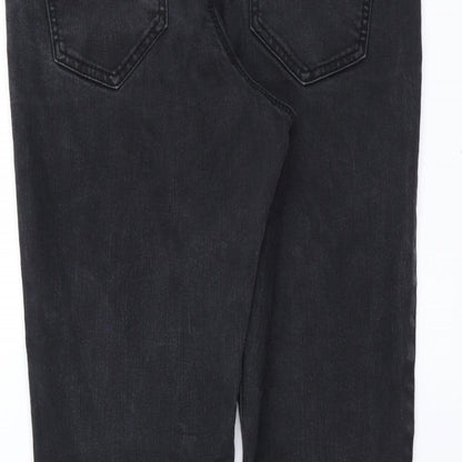 George Womens Black  Denim Skinny Jeans Size 10 L28 in
