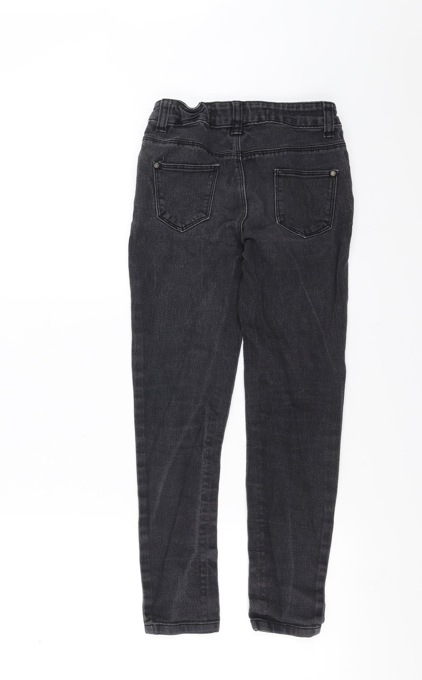 Primark Girls Black  Denim Skinny Jeans Size 9-10 Years