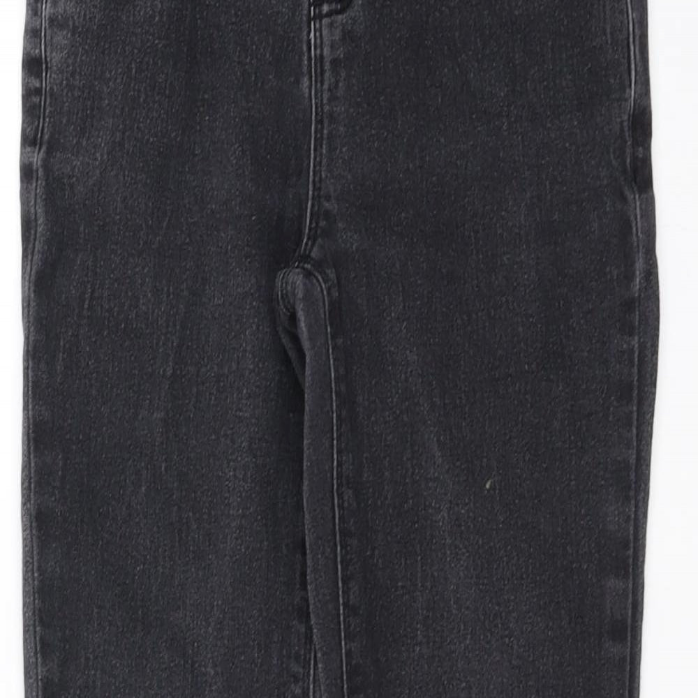 Primark Girls Black  Denim Skinny Jeans Size 9-10 Years