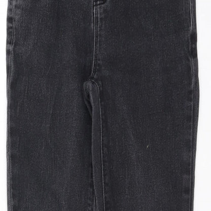 Primark Girls Black  Denim Skinny Jeans Size 9-10 Years