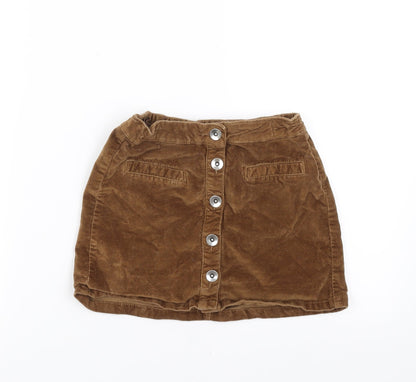 miss evie Girls Brown   A-Line Skirt Size 9 Years