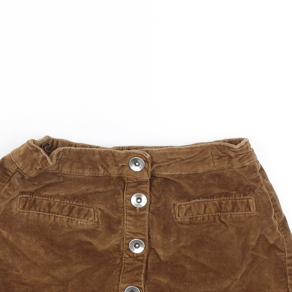 miss evie Girls Brown   A-Line Skirt Size 9 Years