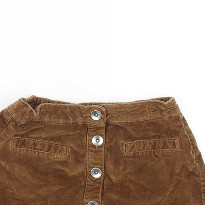 miss evie Girls Brown   A-Line Skirt Size 9 Years