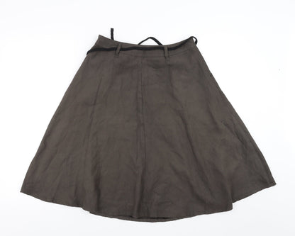 TopSecret Womens Green   A-Line Skirt Size 6