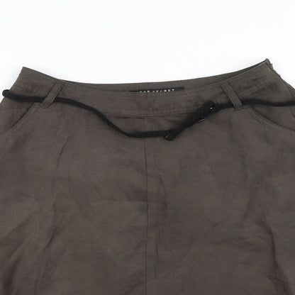 TopSecret Womens Green   A-Line Skirt Size 6