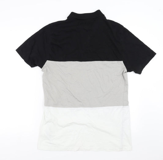 Boohoo Mens Black    Polo Size L