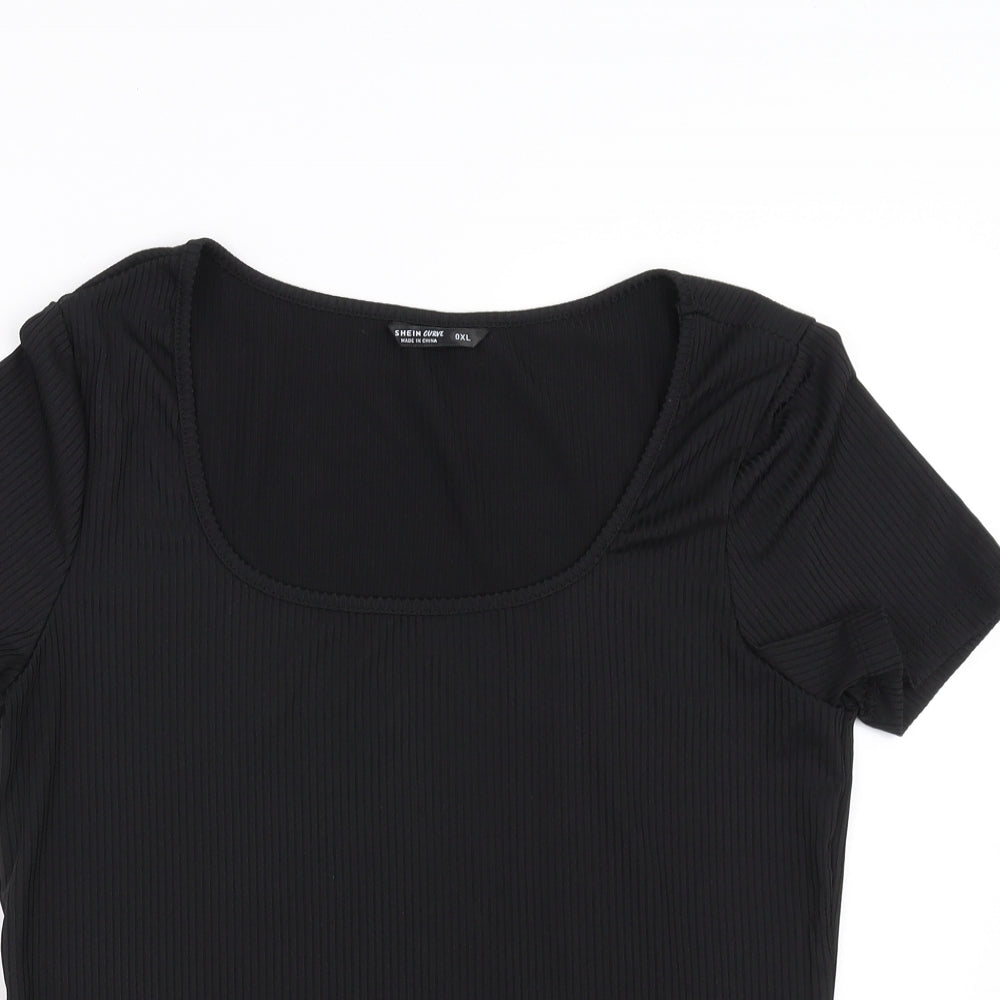 SheIn Womens Black   Basic T-Shirt Size XL
