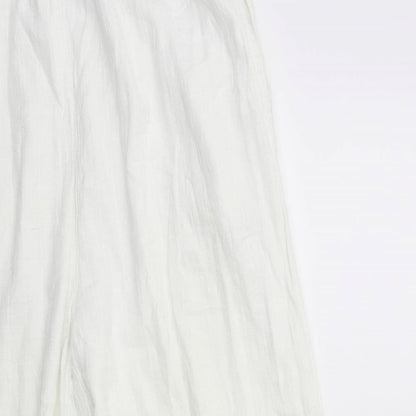 COTTO SUMMER COLOURS Womens White   Trousers  Size 30 in L25 in