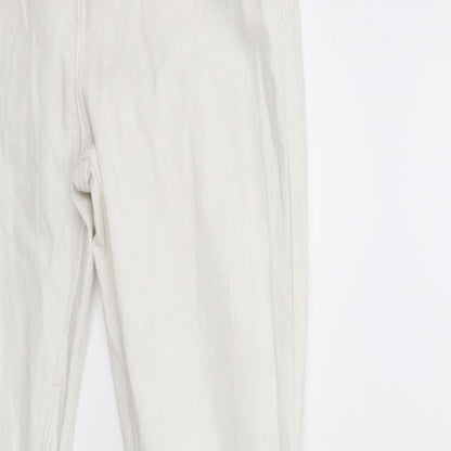 EDC Womens White  Denim Skinny Jeans Size 26 in L30 in