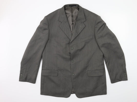 Preworn Mens Grey   Jacket Suit Jacket Size 44